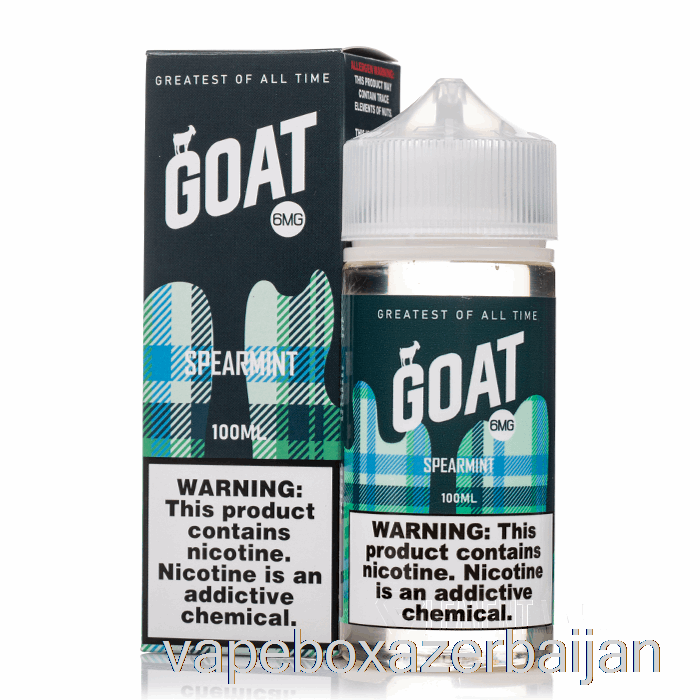 Vape Smoke Spearmint - Goat E-Liquid - 100mL 0mg